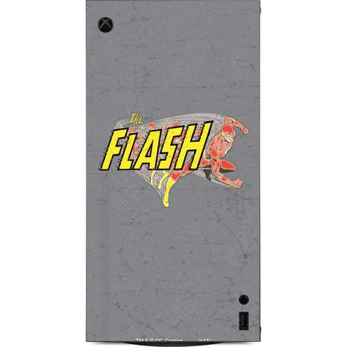 DC Comics The Flash Vintage Action Running Pose XBox Series X Digital Edition Console Skin